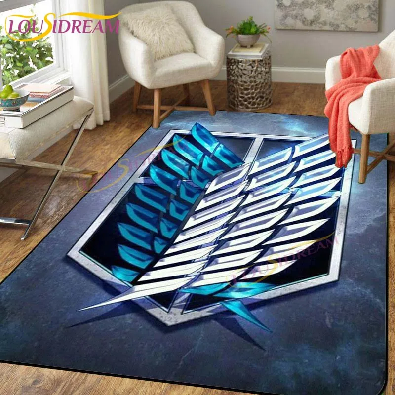 AttackonTitanCarpetShingekiNoKyojinPrintedFloorMatsAnime