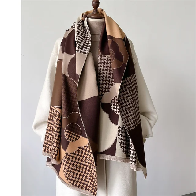 Sciarpa Donna A Coste In Cashmere Made In Italy - Foto 13