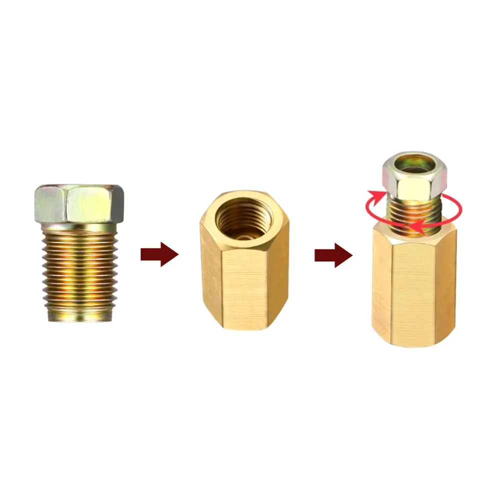 Racing Cams and Parts, 3/16 Brass Compression Fitting