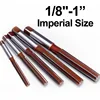 1Pc 1/8 Inch-1 Inch British American Hand Reamer Precision H8 9SiCr Imperial Chucking Straight Hand Reamer Engineering Tool 1