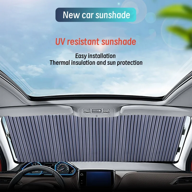 Universal Car Sunshade Front Rear Windshield Heat Insulation