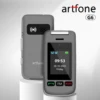 Artfone G6 LTE 4G Flip Senior Mobile Phone Big Keypad For Elderly Single Sim Celulares FM SOS Cellphones With Charging Dock 1
