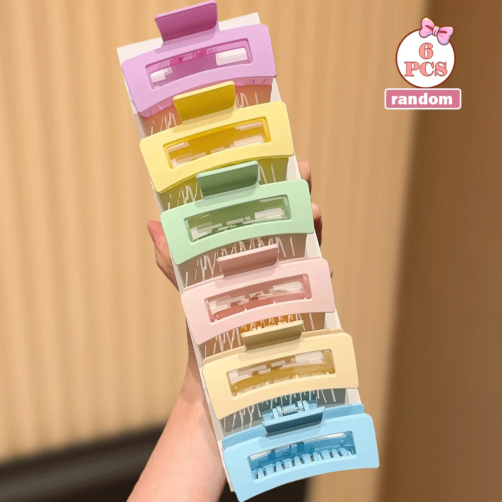 11-teiliges Set Niedliche Y2K Rechteckige Haarklammern für Frauen Dopamin-Herz-Print Minimalistische Ästhetik Tägliche Casual Haaraccessoires – Detail 8