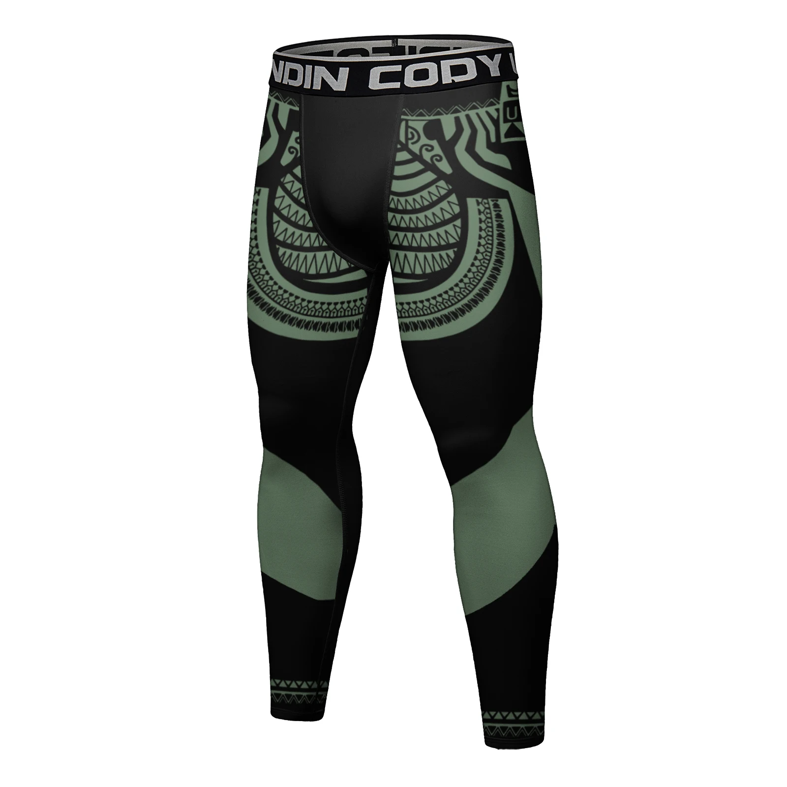 

Cody Lundin Sublimation Print Men Compression Pant Jiu Jitsu BJJ Skinny Leggings Fight Muay Thai Leggings For Men Custom Pants