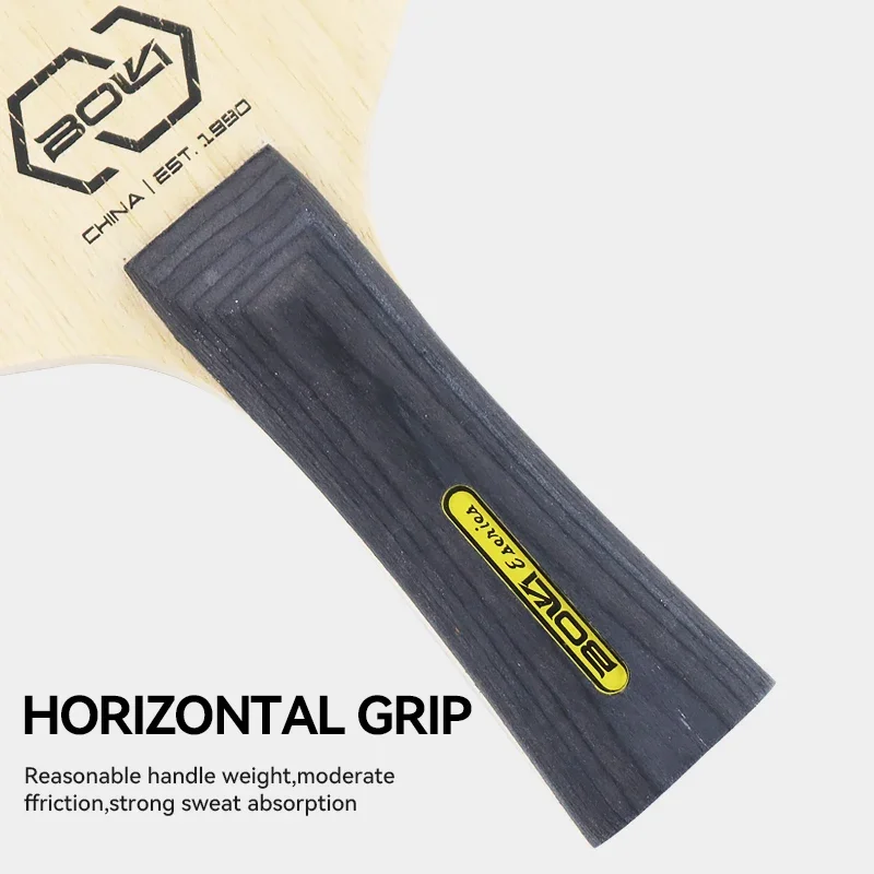 Boli 5Ply Pure Wood Table Tennis Blade Professional Hexagon Control Table Tennis Paddle For Tranning Offensive Pingpong Blade