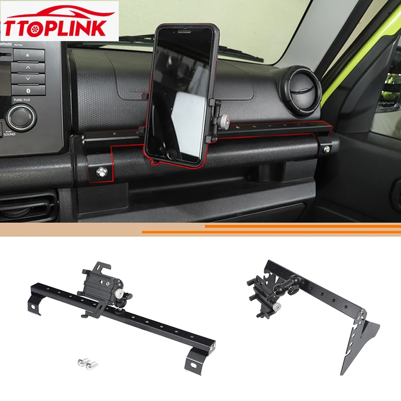 

Interior Center Console Copilot Handle Extension Phone Holder Bracket for Suzuki Jimny 2019 Up Car Accessories