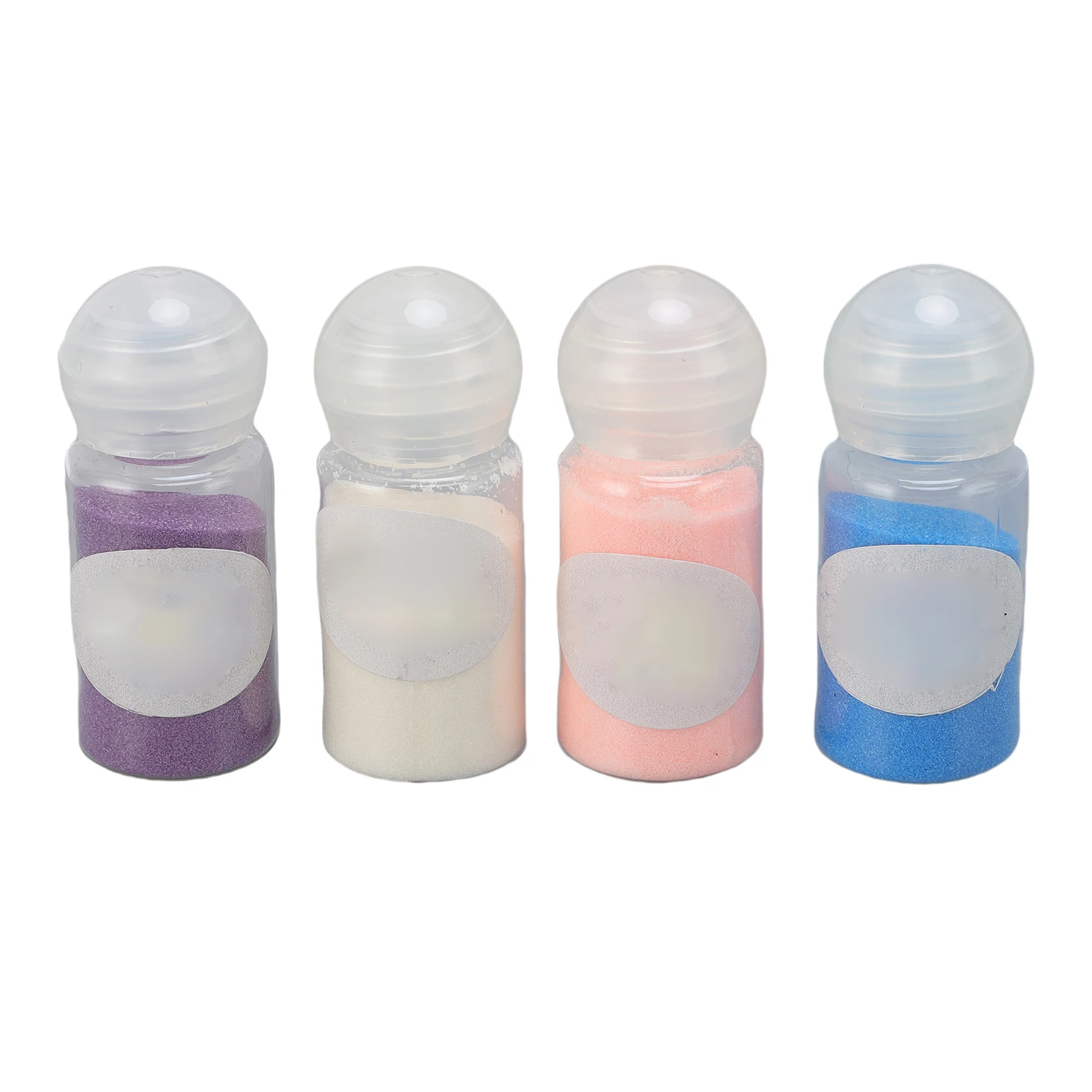 4개입 10ml 엠보싱 파우더 세트, 4가지 투명 색상의 엠보싱 파우더, 스크랩북, 고무 스탬프 및 종이 공예용
