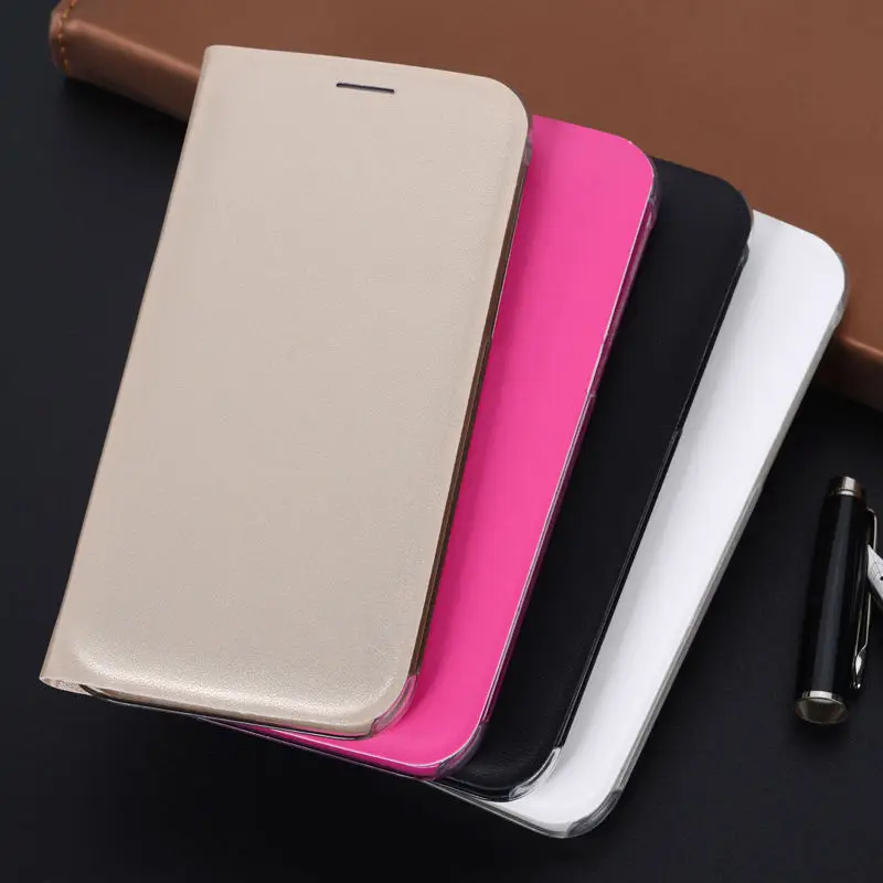 Elegant Leather Flip Cover Wallet Phone Case