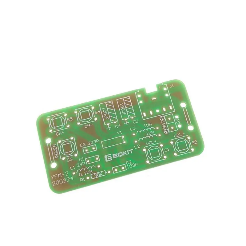 ABGI-3X 조정 가능한 76-108Mhz FM 스테레오 라디오 수신기 모듈 DIY 키트 무선 수신기 DIY 전자 제품