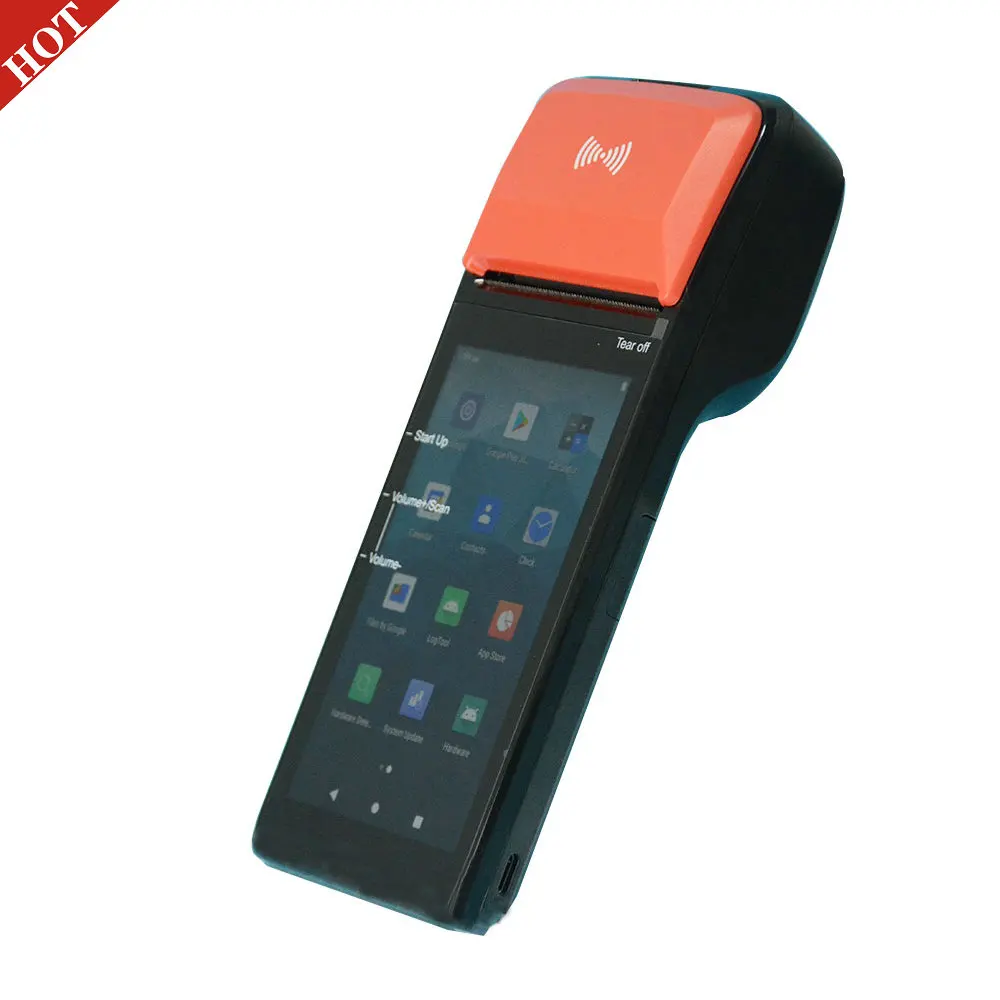 

All in One BT WiFi Android 11 POS Terminal POS System with NFC Reader 58mm Printer R330P