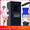 Portable Sauna Room, Remote Control of 4-liter Sauna Box, Large Space Family Sauna Tent, Pilates Family SPA, Full Body Steam 1