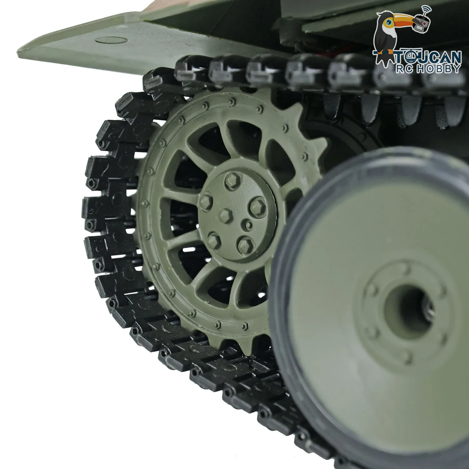 1/16 Heng Long 7.0 Plastic Panther FPV Camera RC Tank 3819 W/ 360° Turret Steel Gearbox Smoke Engine Soldiers Adult Toy TH17287 6