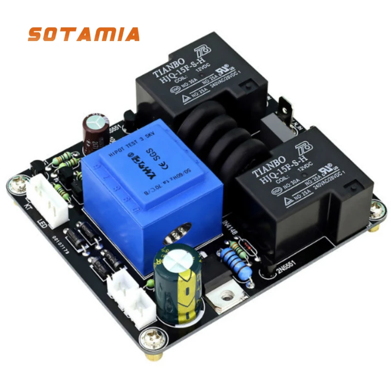 

SOTAMIA 1500W Amplifier Power Supply Soft Starting Board 30A Class A Amplifier Power Delay Soft Start Temperature Protection