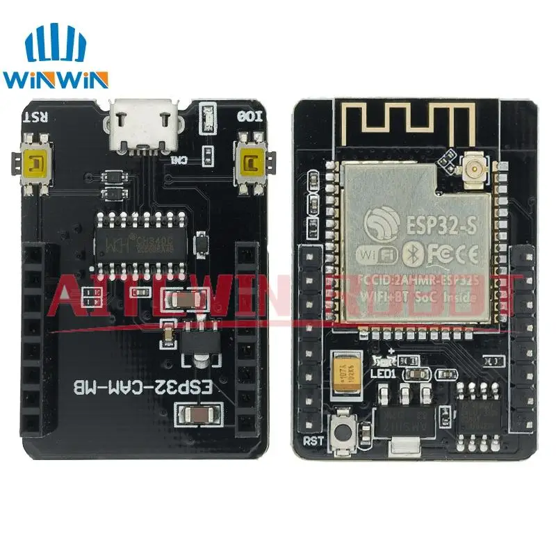 ESP32-CAM ESP32-CAM-MB MICRO USB ESP32 Serial to WiFi ESP32 CAM Development Board CH340 CH340G 5V Bluetooth + OV2640 Camera development board camera module