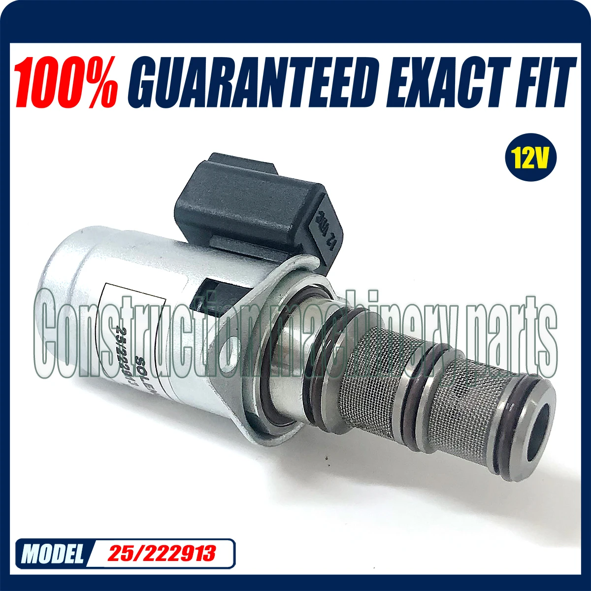 

25/222913 12V Hydraulic Solenoid 25222913 25-222913 25/MM3127 For JCB 3CX 4CX - New