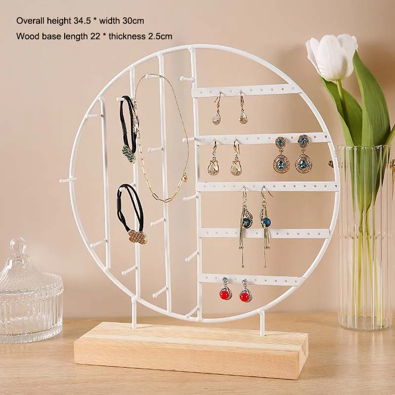 Orecchini Hanging Organizer orecchini da parete supporto per gioielli  collana orecchini anelli borchie espositore supporto per gioielli  organizzatore - AliExpress