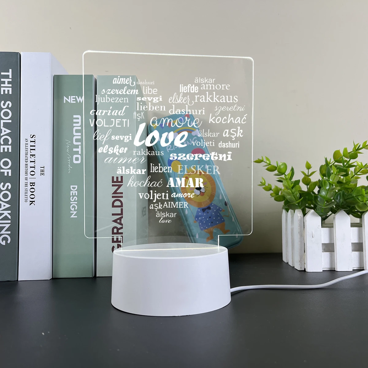 Рисунок 4 - 3D Светодиодная подсветка для влюбленных пар