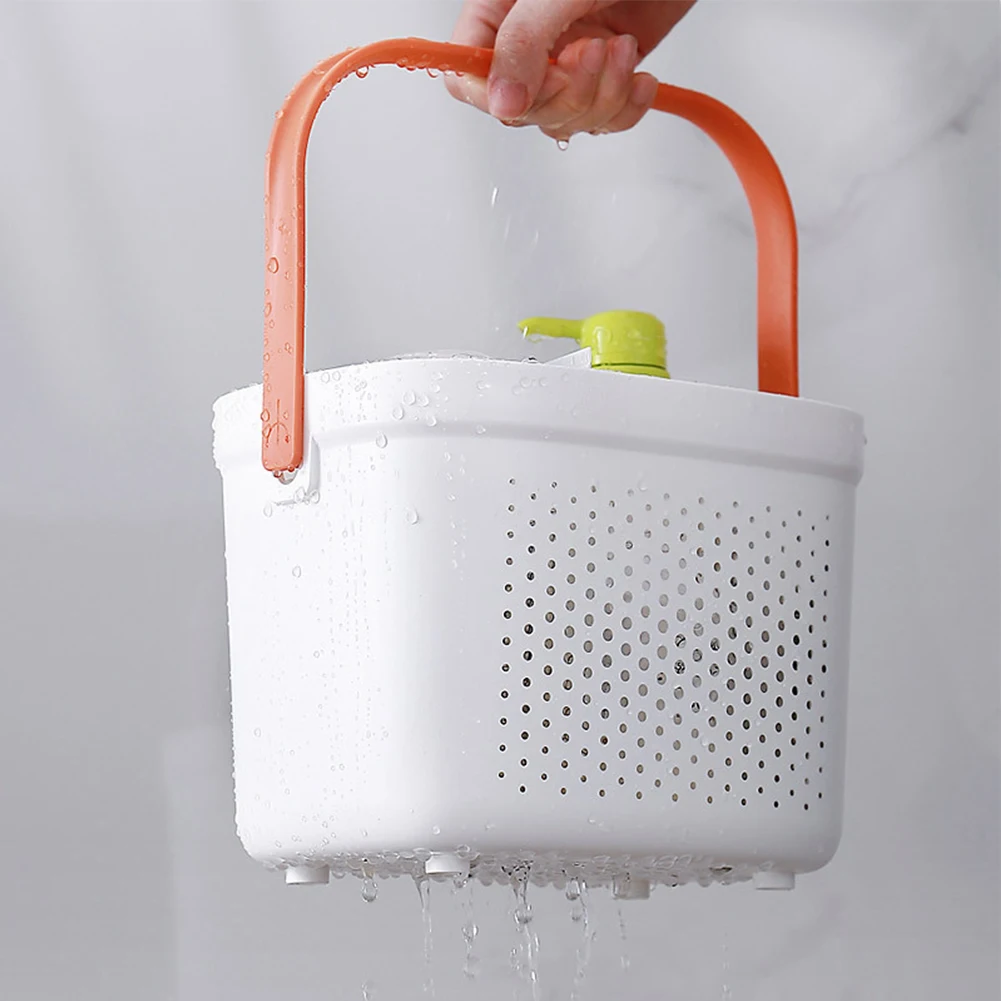 Shower Caddy Basket With Handle For Bathroom,kitchen,college  Dorm,pool,camp, Gym - Storage Baskets - AliExpress