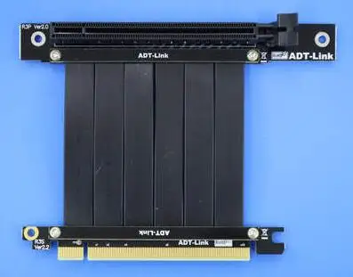 Nova Placa Gráfica Pcie 3.0x16 Riser Cabo Gen3.0 16x Cabo de Extensão do Jogo para o Case do tt Atx de Antecec Coolmaster Msi Phanteks 2022 Cabos de computador e conectores - Imagem 5