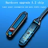 Stereo hanging neck wireless bluetooth headset magnetic suction with digital display large capacity half in-ear sports headset 3