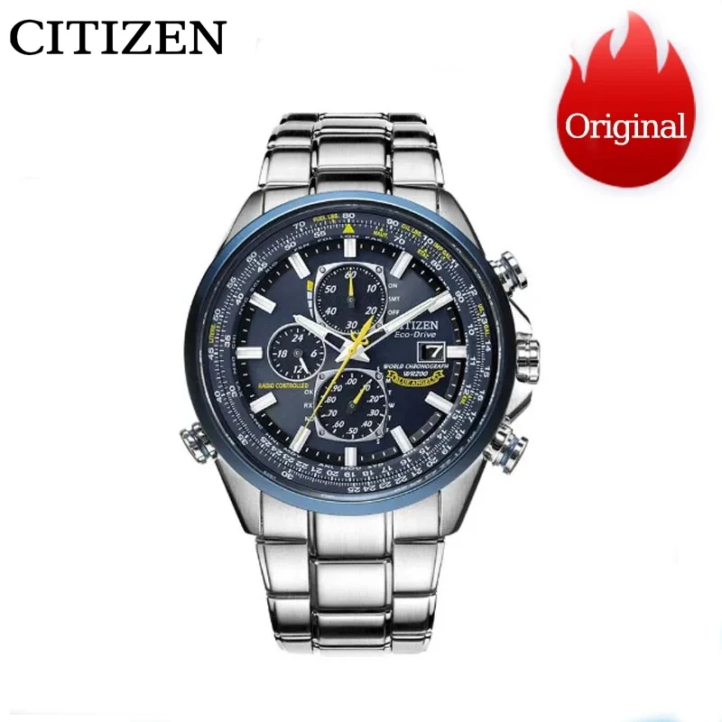 Citizen Blue Angel Generation Orologi Da Polso Al Quarzo Da Uomo Radio Night Glow Energy Orologio Multifunzionale Da Lavoro Di Moda Di Lusso