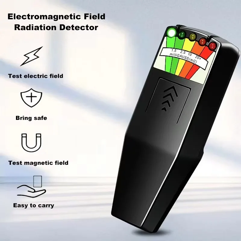 NEW Portable Electromagnetic Radiation Detector Handheld Gauss Meter Durable Radiation Tester for Abnormal Wave Research EMF