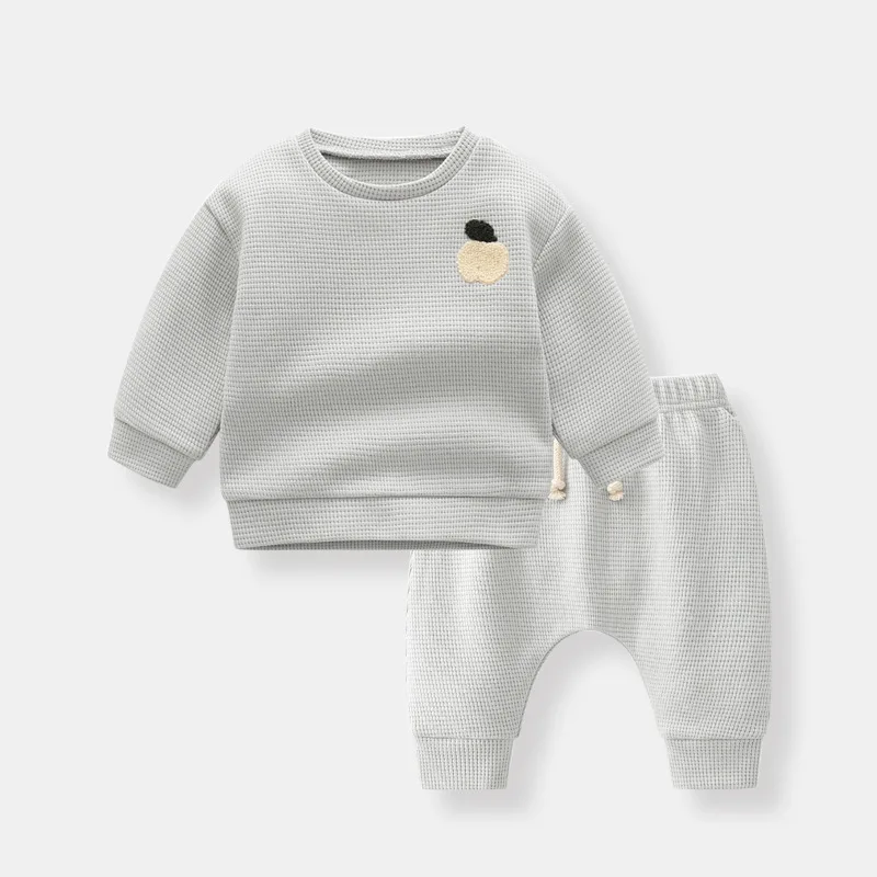 0-3T Newborn Kid Baby Boys Girls Clothes set Long Sleeve T Shirt Top and Pant suit Cotton Outfit Set Fashion Baby Clothing vintage Baby Clothing Set Baby Clothing Set