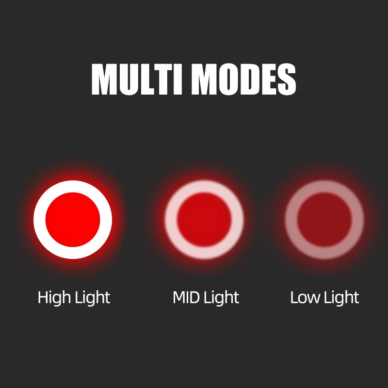 Bicycle Taillight Multi Lighting Modes models USB Charge Led Bike Light Flash Tail Rear Lights for road Mtb Bike Seatpost