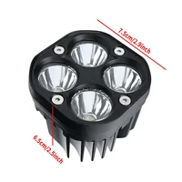 ⁦סט פנס קדמי לאופנוע עם מתג, תאורת LED בהירה בצבע לבן, מתאים ל-Sur-Ron Ultra Bee - Segway Off-Road⁩ – תמונה ⁦5⁩