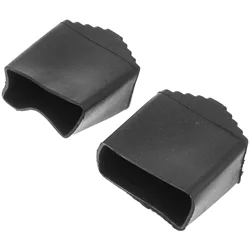 Set of 2 Non - Slip Folding Ladder Feet with Floor Protection Pads (Black)