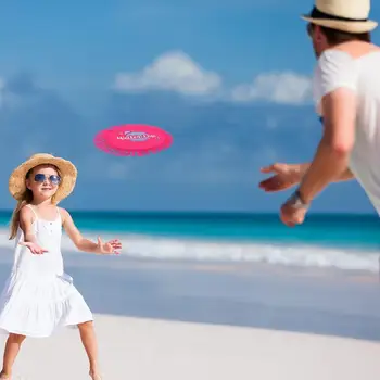 Disc Launching Toy TPR Sponge Flying Disc Soft Edge Water-Absorbent Flying Disc For Backyard Parent-Child Interaction Water Toy 3