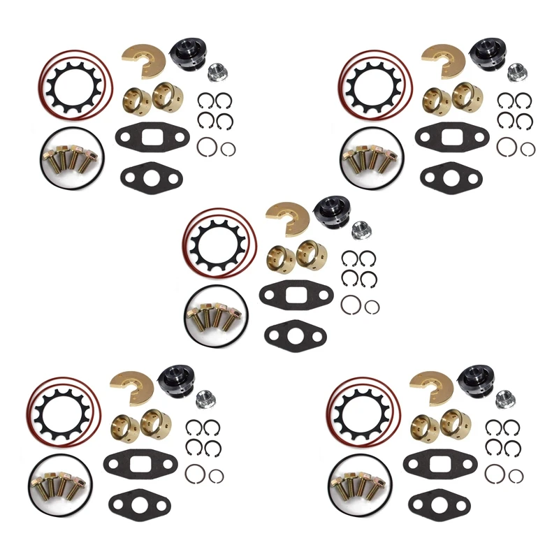 5X Turbo Charger Repair Rebuild Kit 468139-0000 For Garrett T3 T4 Tb03 Ta31 T04B T04E Tbp4