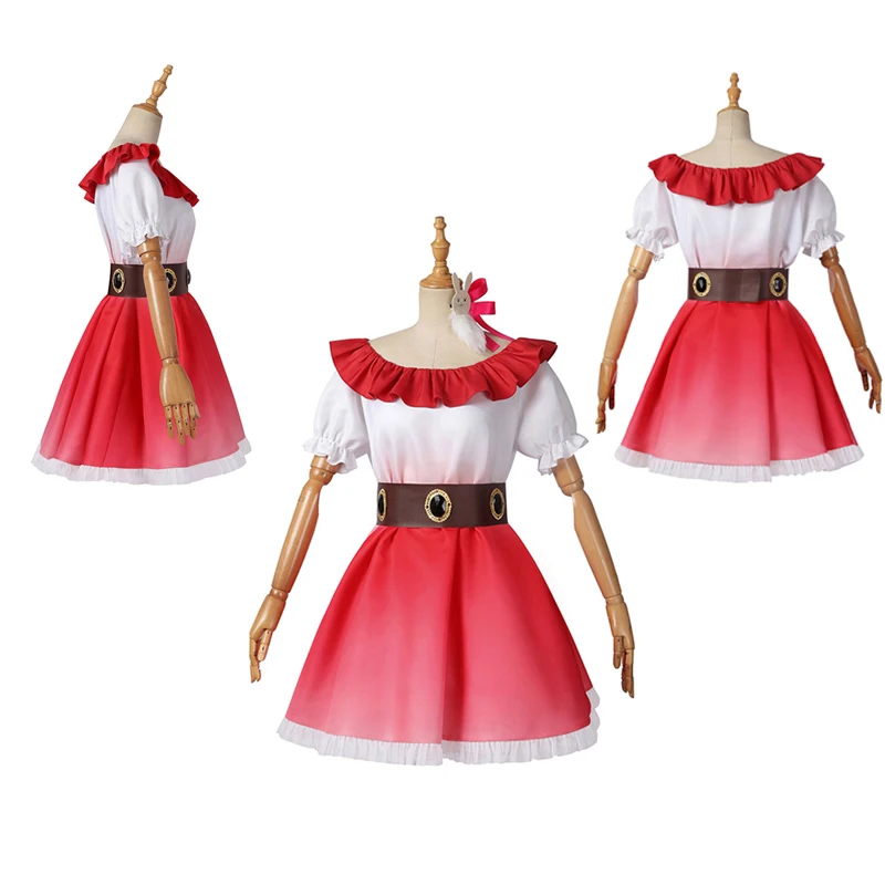 

Oshi no Ko Hoshino Ai Cosplay Costume Dress Outfits Halloween Carnival Party Disguise Suit Casual Pink Skirts Set Clothing Girl