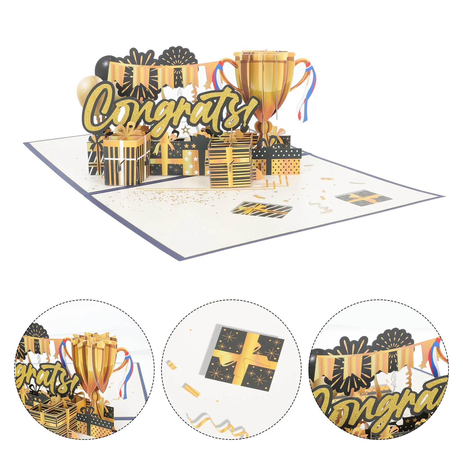 

Поздравительные открытки Выпускной 3D всплывающая творческая Бумага благословение Новый праздничный подарок для