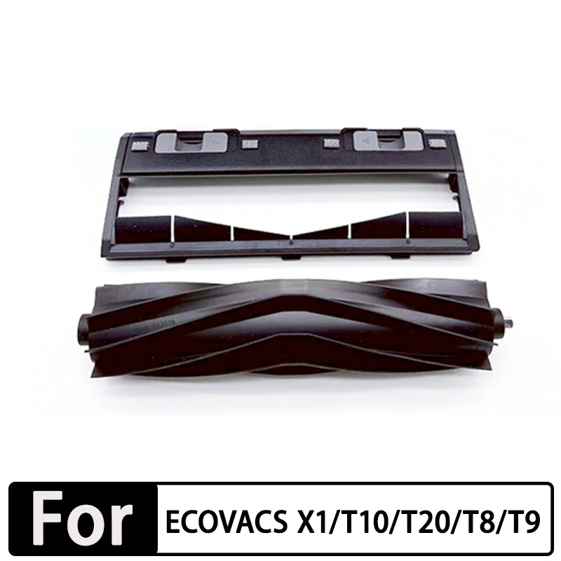 Principal Borracha Roller Brush Cover Peças de Reposição para Ecovacs T20 x1 T10 T20 Pro Robot Vacuum Cleaner Acessório
