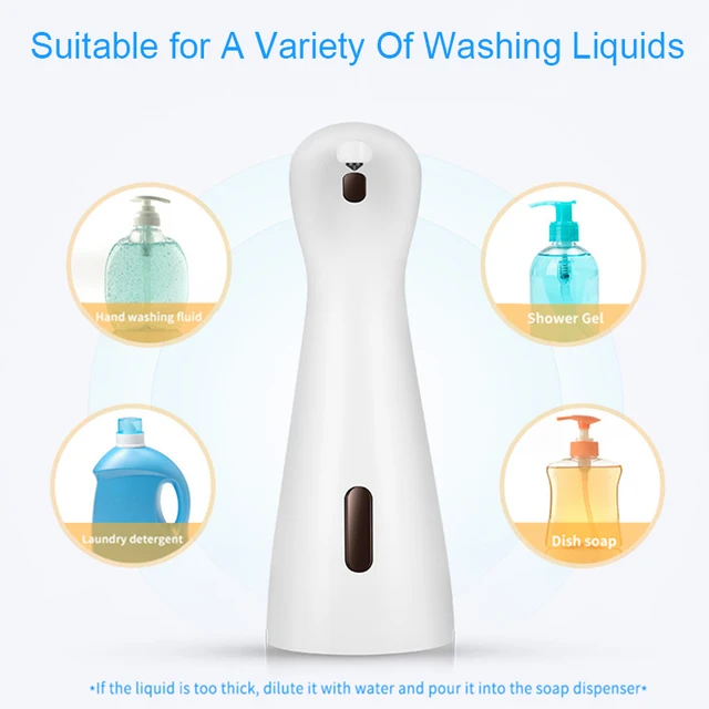 Automatic Soap Dispenser Liquid or Foam Washer Intelligent Induction foaming Hand Washing Machine for Kitchen Bathroom Dispenser 6