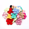10PCS Solid Color Pet Dog Bows Puppy Flower Hair Bows Rubber Bands for Dogs Cute Cat Dog Bows Hairwear Dog Hair Accessories 5