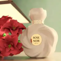 Parfum Rose Noir d'Ahmed Al Maghribi pour femmes, 75 ml, marque arabe haut de gamme, parfum oriental durable et charmant, eau de toilette de luxe 5