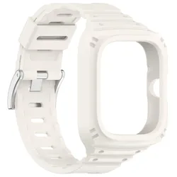 Premium Silicone Sport Strap for Redmi Watch 4 Smartwatch - Durable Replacement Wristband by Xiaomi (Starlight)