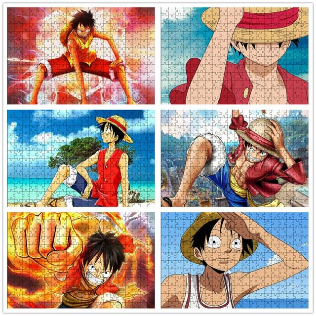 Cartoon One Piece Luffy Puzzles for Adults 1000 Pieces Paper Jigsaw Puzzles  Educational Intellectual Decompressing Diy Game Toys - AliExpress