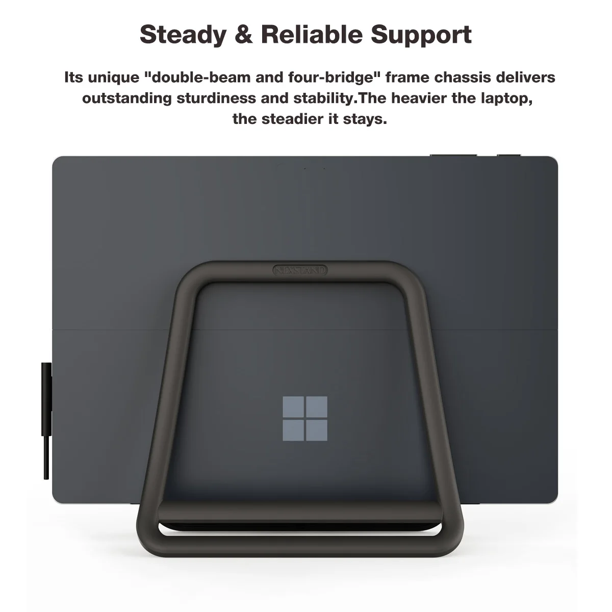 ANKNDO 범용 수직형 노트북 태블릿 스탠드, 접이식 태블릿 데스크탑 스탠드, 노트북 받침대, 중력식 직립형 컴퓨터 스탠드