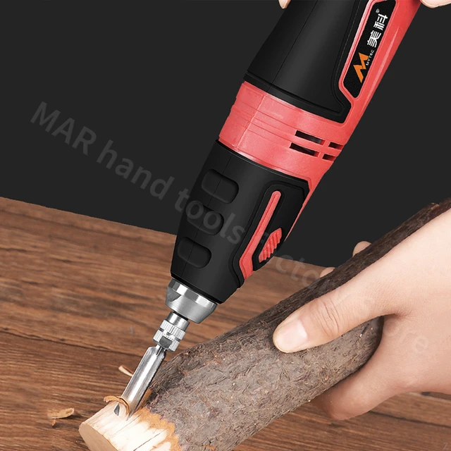 Electric Carving Machine With 5 Type Carving Blade Woodworking