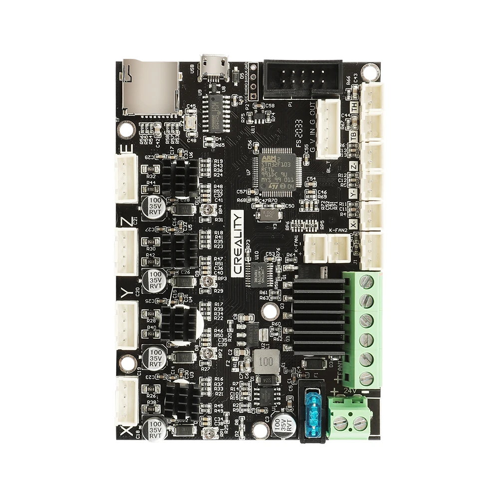 Creality-kit Placa Mãe Silenciosa Ender Pro Impressora 3d 32 Bit Atualizado Alto Desempenho V4.2.7 com Driver Tmc2225 Marlin 2.0.1 - Imagem 4