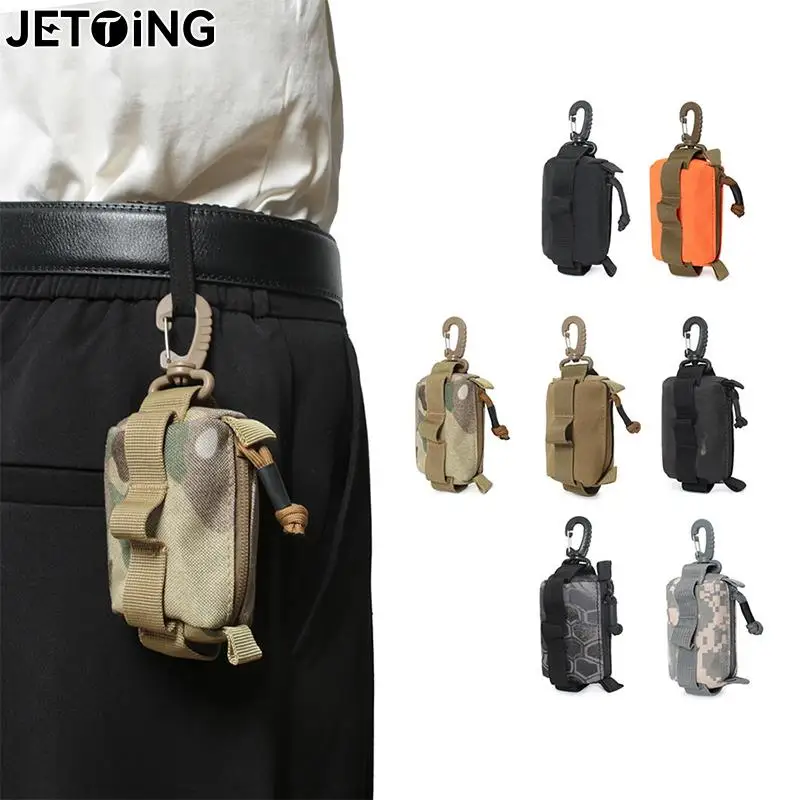 

Tactical EDC Pouch Zipper Key Card Holder Pouch Coin Purses Military Wallet Small Bag Organizer For Men And Women Outdoor Hiking