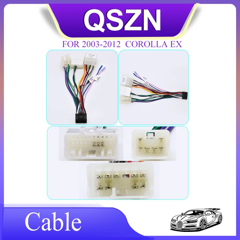 

QSZN Canbus Box TY-XB-08 CRUISER With Wiring Harness Power Cable Android Car Radio For 2003-2012 COROLLA EX