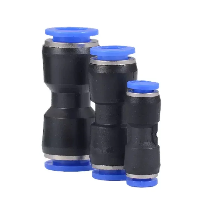 50/200 PCS PU Pneumatic Fittings Plastic Connector,4mm 6mm 8mm 10mm 12 14MM Air Water Hose Push-in Straight Gas Quick Connectors