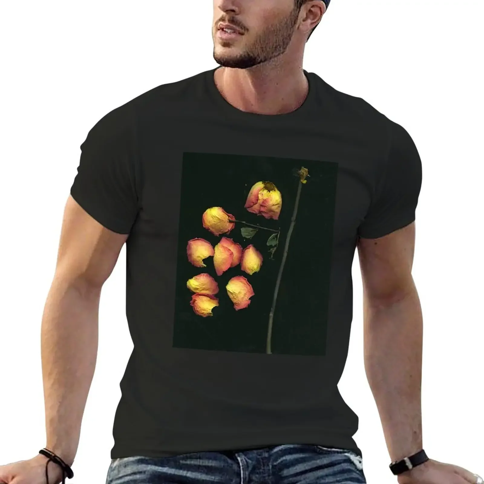 

Fallen Petals T-Shirt hippie clothes plain kawaii clothes mens graphic t-shirts funny