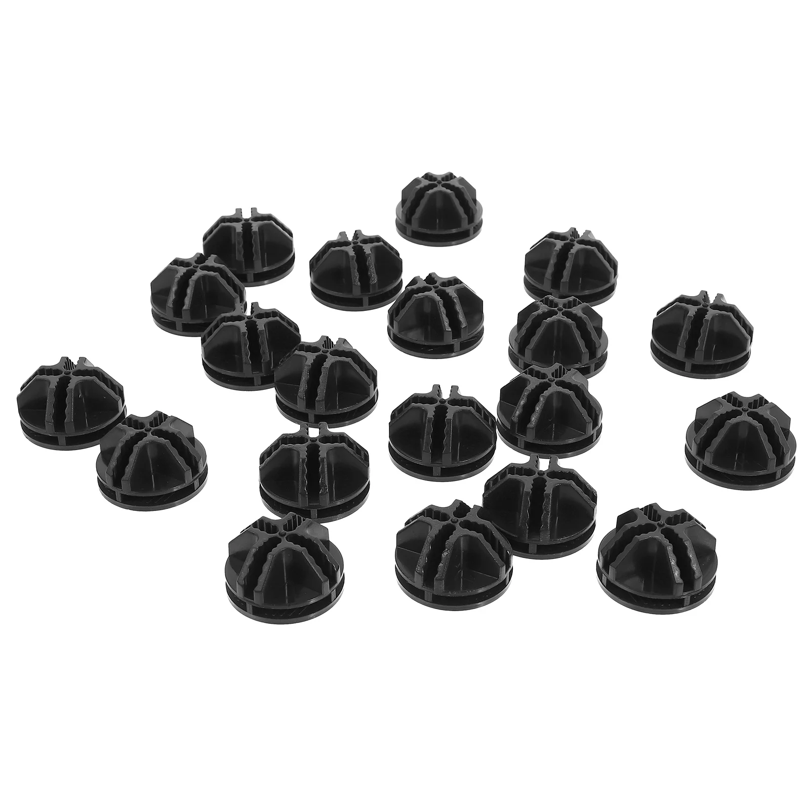 

20Pcs Connector Wire Grid Cube Organizer Wire Cube Connectors for Wire Storage Cubes Cabinet Fasteners Closet Mounted Storage