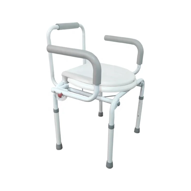 Toilet commode chairs with flip handle potty patient toilet commode chair 3