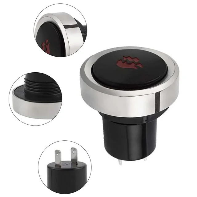 Pulsante Accensione Elettronico Per Forno A Gas - Ricambio Compatibile Char-Broil Surefire